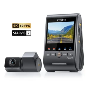 Viofo A229 Plus 2 Kameralı Ön+Arka 2K+2K HDR Sony Starvis 2 Sensörlü Wi-Fi GPS'li Araç Kamerası